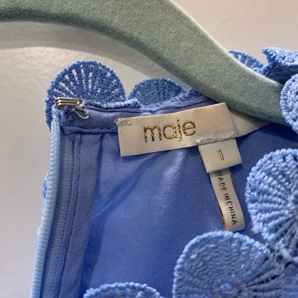 Maje Peplum Top size 1 - Picture 3 of 3